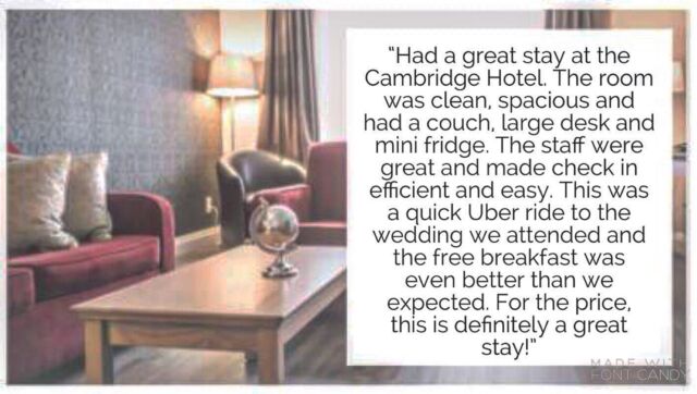 We love serving our guests a delicious breakfast after a long night of fun!  #cambridgeontario #local #feedbackfriday #hotelexperience #weddings