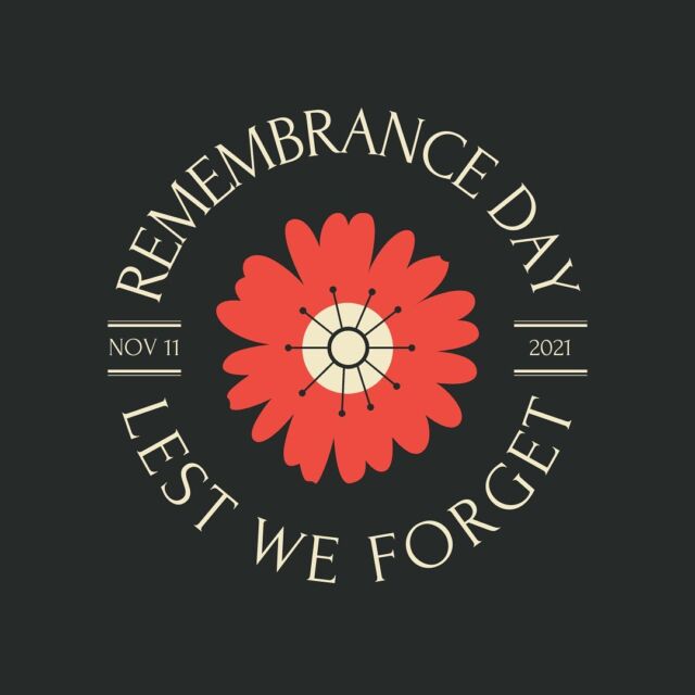 Today we remember those who gave their lives for our freedom.  Information from: veterans.gc.ca  #remembranceday #lestweforget🌺