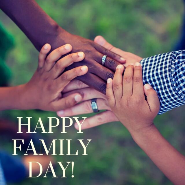 Happy Family Day!  We hope you get to spend some quality time with your loved ones!