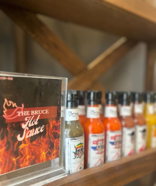 Spicing up your stay! 🔥 Exciting news: The Bruce A & J’s chef-curated hot sauce is now available at our grab and go spot, right by the front desk in the main lobby.  Explore a variety of flavours and spice levels, and don’t miss out on the sizzle of our new Italian Chili oil! 🌶️🔥  #hotsauceheaven #thebruce #hotsauce #hotsaucelover #cambridgehotel