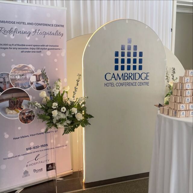Langdon Hall Open House setup from yesterday! 💍✨💫 What a fantastic day at their event!  #openhouse #weddingseason #wedding #outoftown #eventvibes #langdonhall